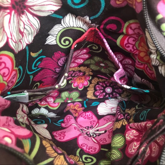 Vera Bradley Mod Floral PINK Crossbosy Hipster EUC - Picture 9 of 11